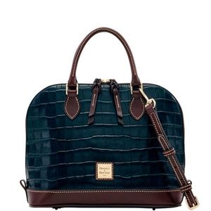 ✨NEW✨Dooney & Bourke OAKDALE ZIP ZIP Satchel in BLACK